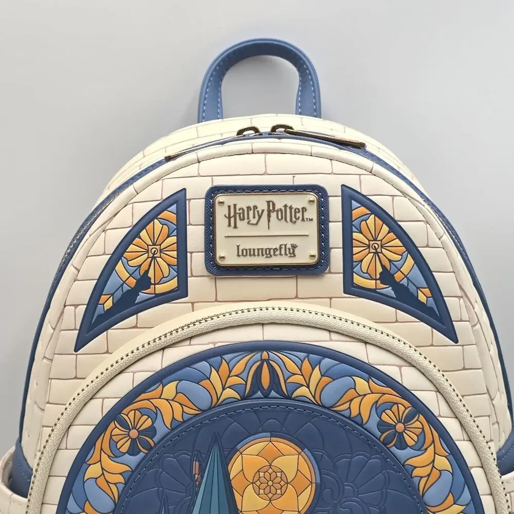 Loungefly Harry Potter Hedwig Hogwarts Stained Glass Mini Backpack New